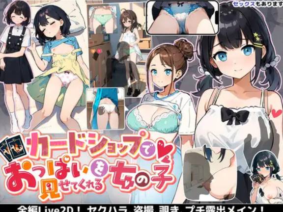 【SLG/互动/8月新作】在卡牌店里展示胸部的女生（カードショッ… [PC+1.7G]-V次元